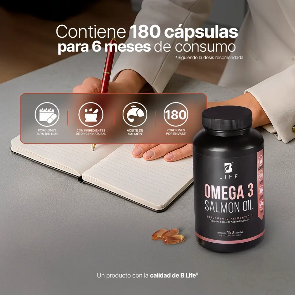 Omega-3 B Life Aceite de Salmón – 180 cápsulas 8.webp