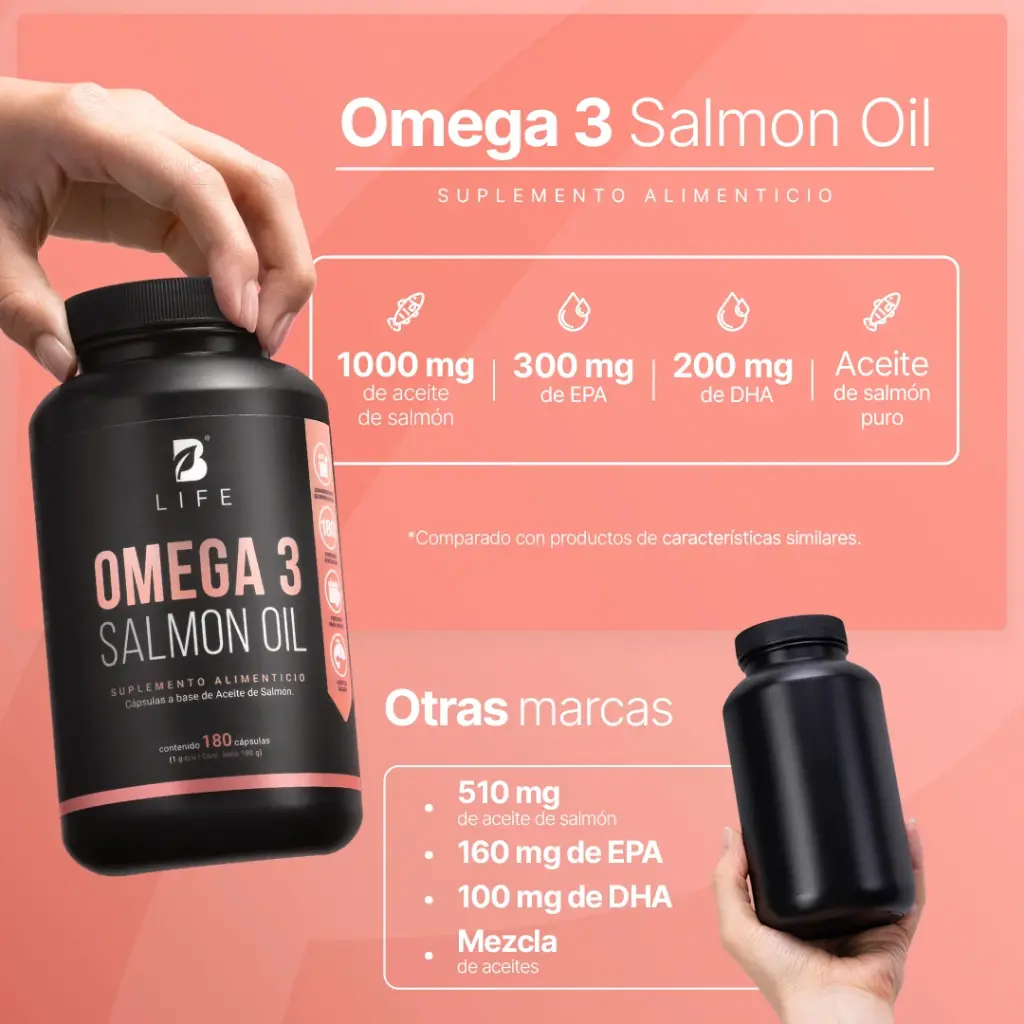 Omega-3 B Life Aceite de Salmón – 180 cápsulas 7.webp