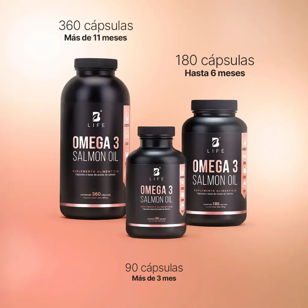 Omega-3 B Life Aceite de Salmón – 180 cápsulas 4.webp