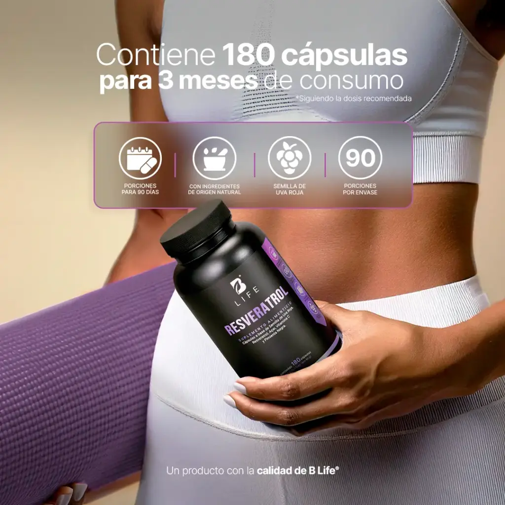 Resveratrol B Life – 180 Cápsulas 4.webp
