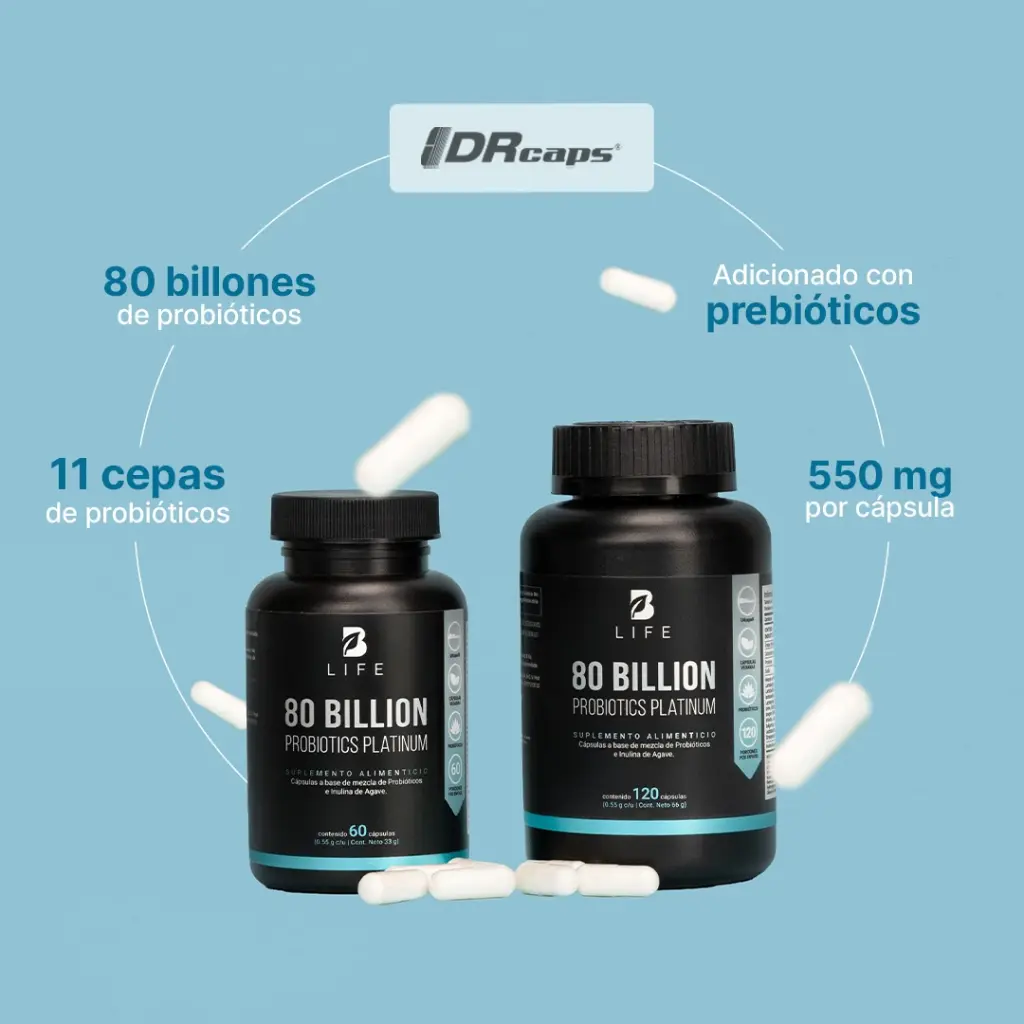 Probiótico B Life 80 Billion – 120 Cápsulas 8.webp