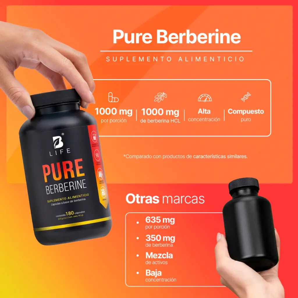 Pure Berberine B Life – 180 Cápsulas 6.webp