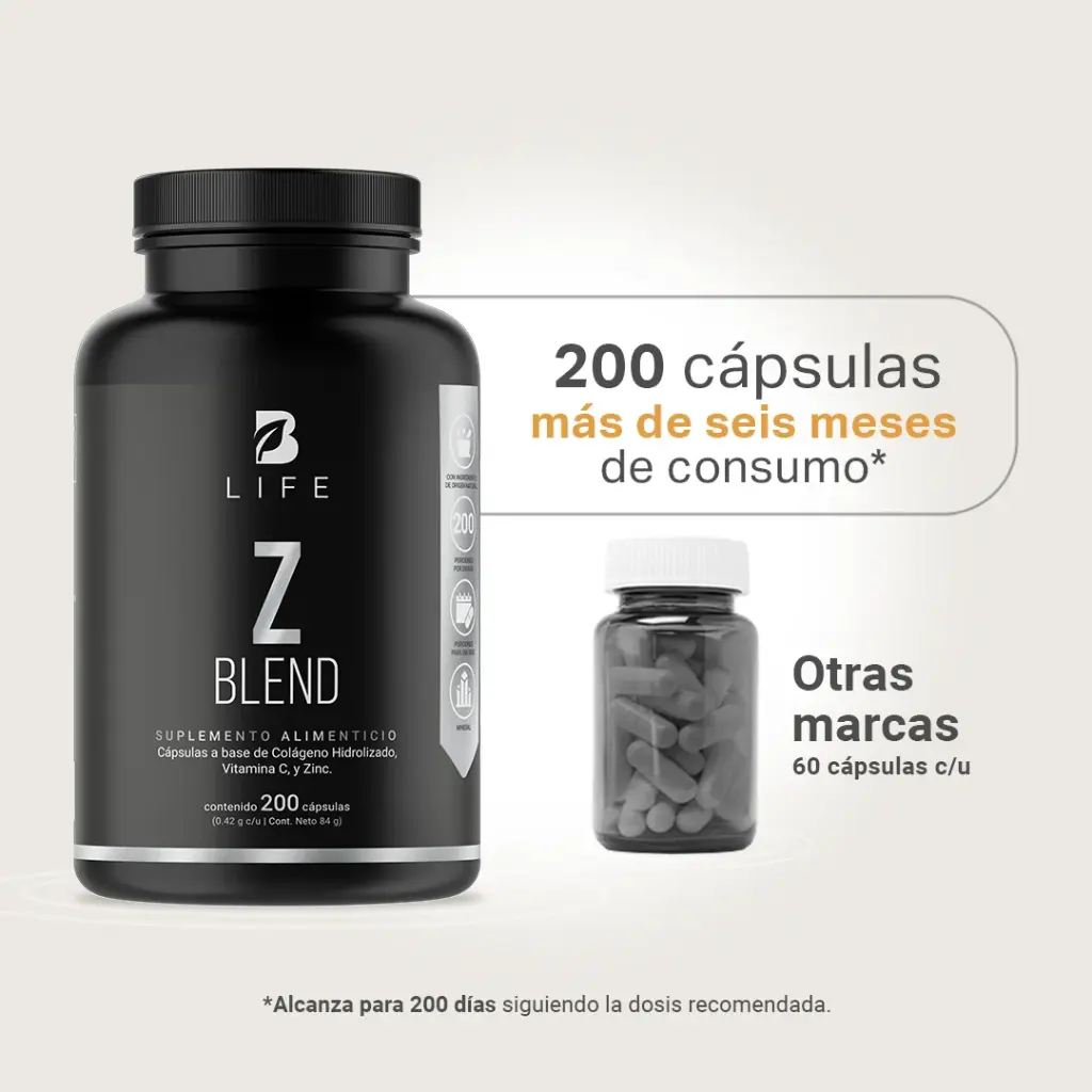 Zinc Blend B Life – 200 Cápsulas 4.webp