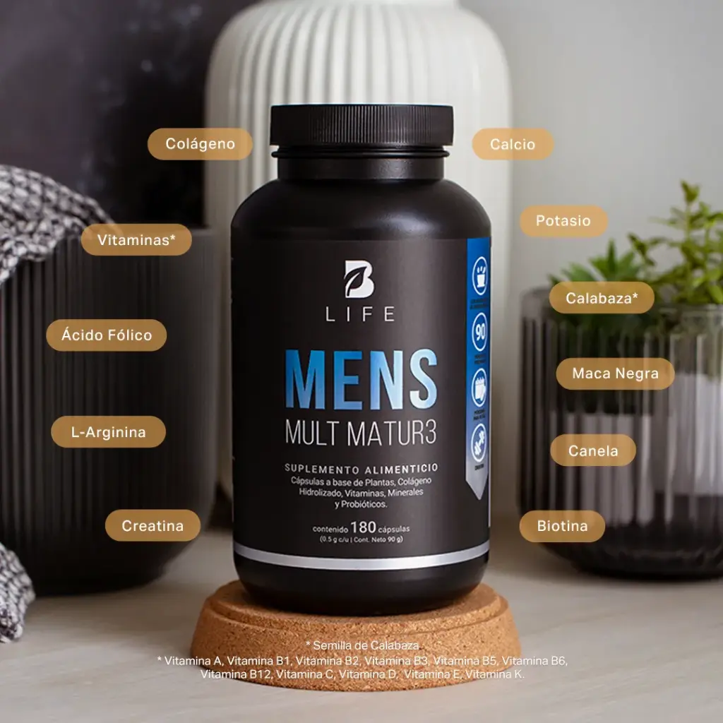 Men’s Multi Matur3 - B Life - 180 Cápsulas 5.webp