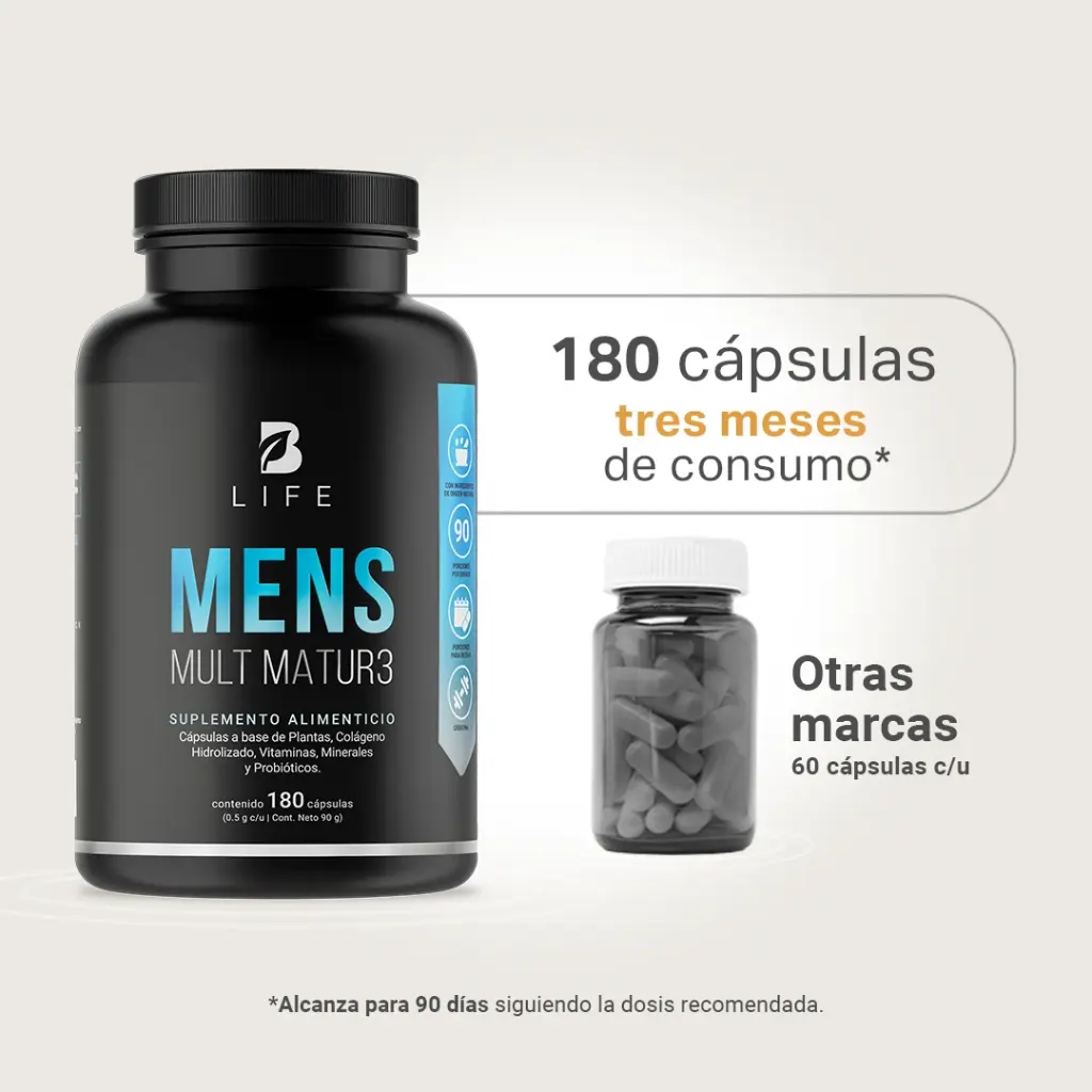 Men’s Multi Matur3 - B Life - 180 Cápsulas 3.webp