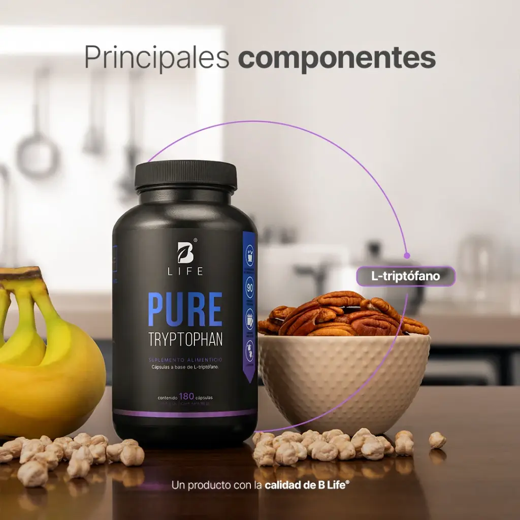 Pure L-Tryptophan B Life – 180 cápsulas 4.webp