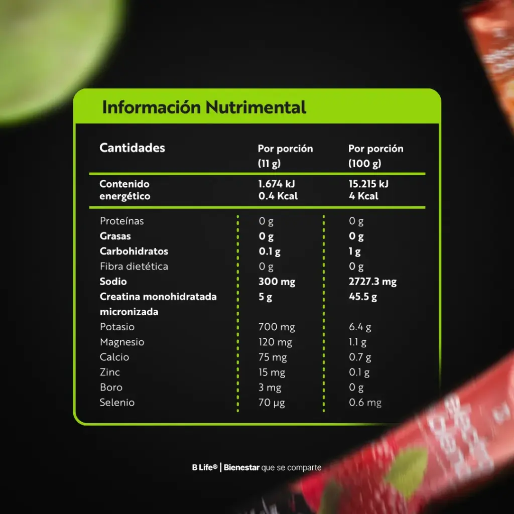 Electrolytes Blend + Creatine - B Life 4.webp