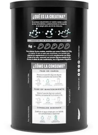 Creatina Birdman 450 gr 4.webp