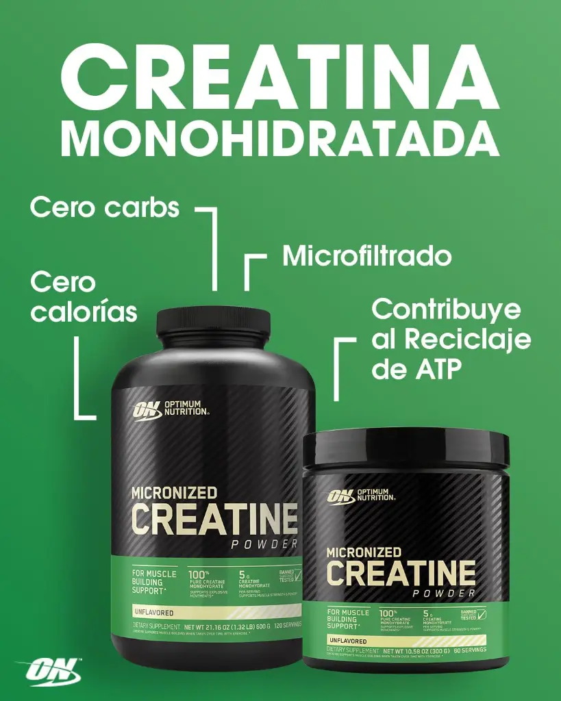 Creatina Optimum Nutrition Micronized – 600 g 4.webp