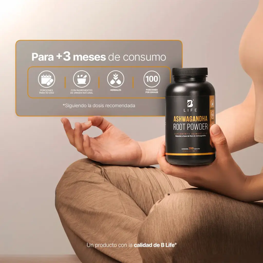 Ashwagandha B Life – 200 Cápsulas 5.webp
