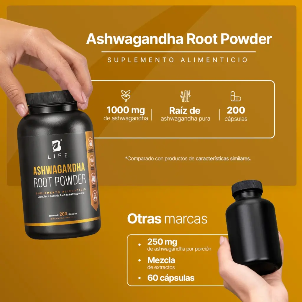 Ashwagandha B Life – 200 Cápsulas 6.webp