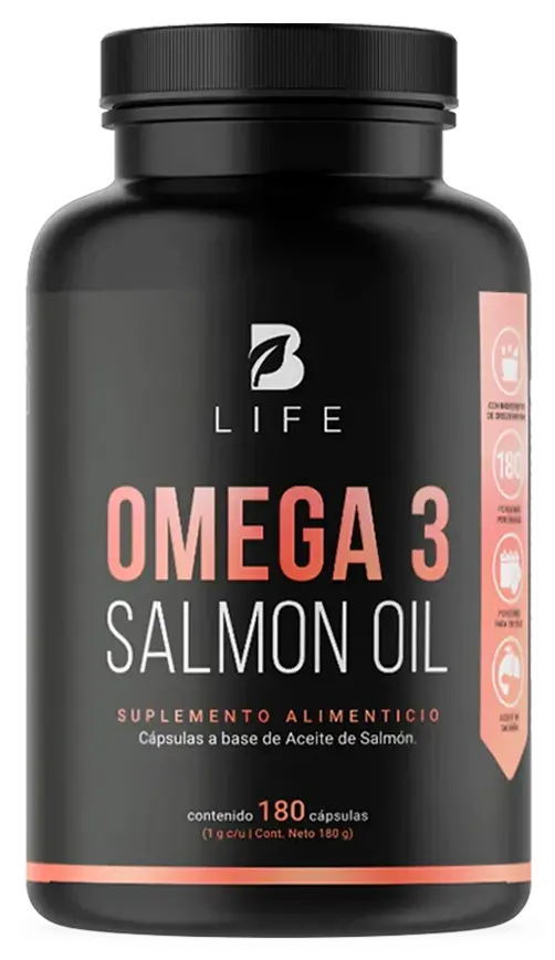 Omega-3 B Life Aceite de Salmón – 180 cápsulas