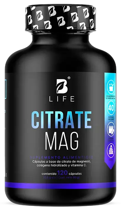 Citrato de Magnesio – 120 Cápsulas