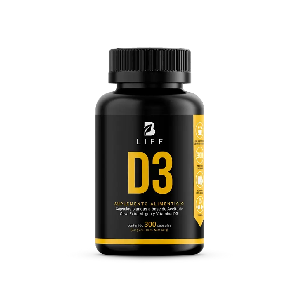 Vitamina D3 B Life – 300 Cápsulas