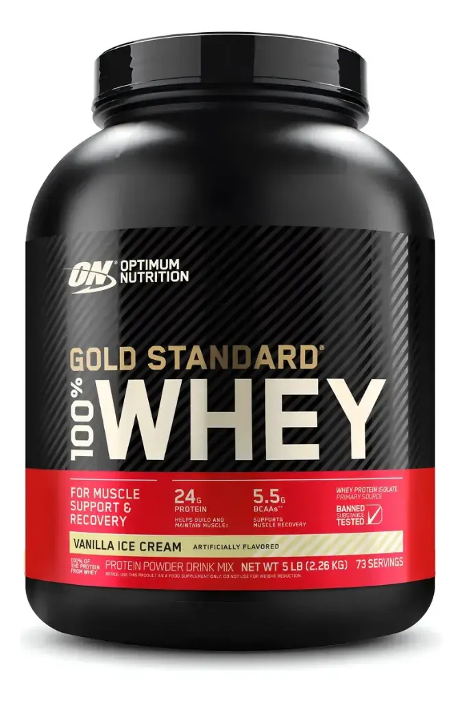 Proteína Optimum Nutrition Gold Standard 100% Whey – 5 lbs (2.27 kg)
