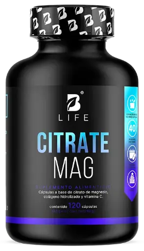 Citrato de Magnesio – 120 Cápsulas