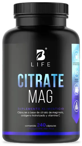Citrato de Magnesio – 240 Cápsulas