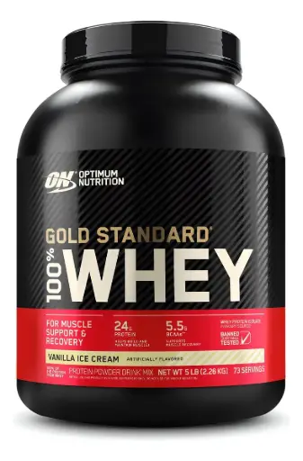 Proteína Optimum Nutrition Gold Standard 100% Whey – 5 lbs (2.27 kg)